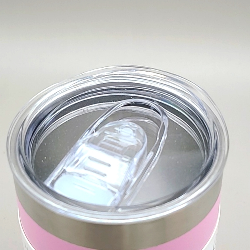 HYDRAGEAR Pink & Red Stainless Steel Wine Tumbler with Lid, NWOT - Picture 7 of 10